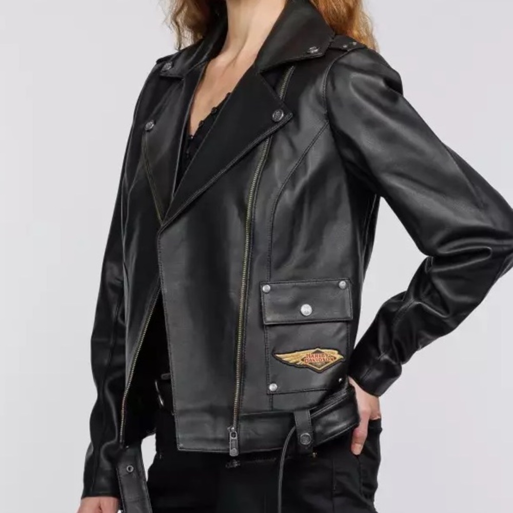 Harley-Davidson Women's Classic Black Leather Jacket